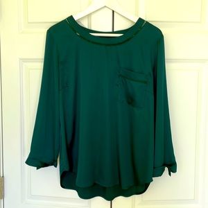 Satiny Pullover Top